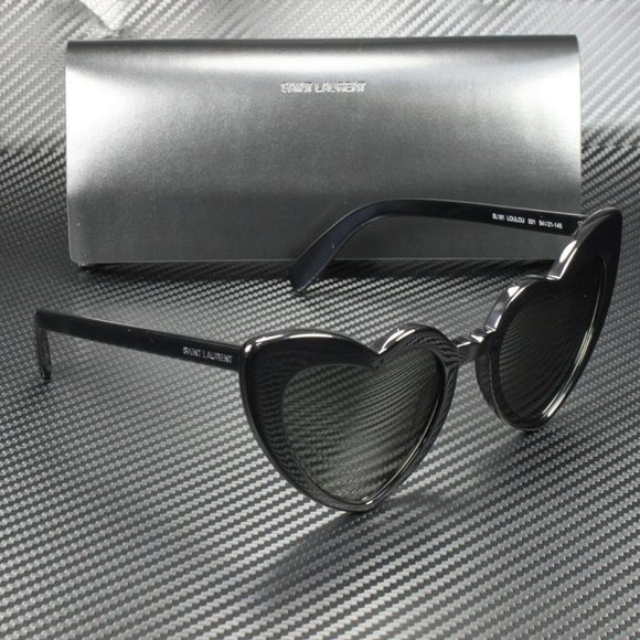 Saint Laurent Women\'s Black and Grey Sunglasses! main image 4